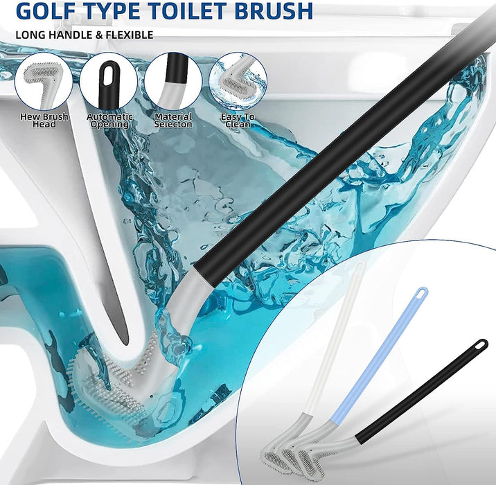 Golf 360 Toilet Brush - With Hook Holder (BUY 1 GET 1 FREE)
