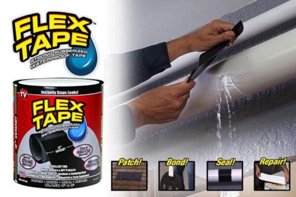 Premium Quality  Wide Rubberized Waterproof Felx Tape - 4 Inch