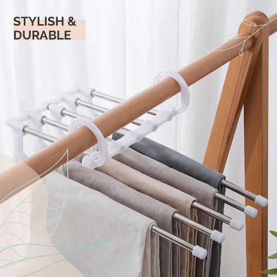 5 LAYER STEEL CLOTHES HANGER BUY 1 GET 1 FREE