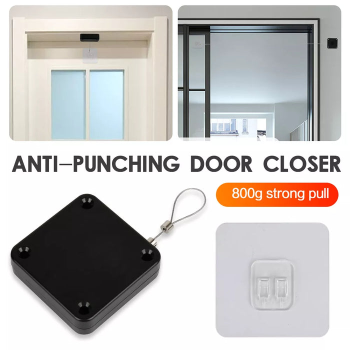 PUNCH-FREE AUTOMATIC DOOR CLOSER