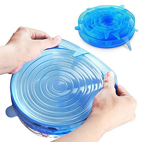 Microwave Safe Silicone Leak-Proof Stretch Lids