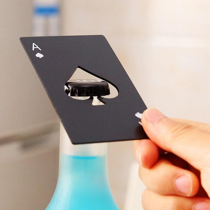 Ace Bottle Opener ♠ (Stainless Steel)