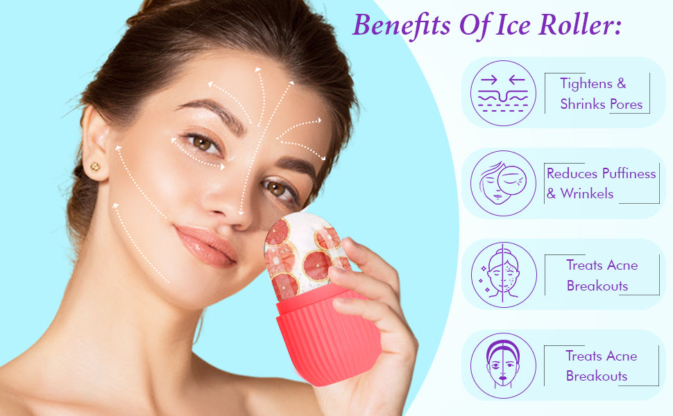 Ice Roller For Face Eyes and Neck To Brighten Skin BUY 1 GET 1 Free
