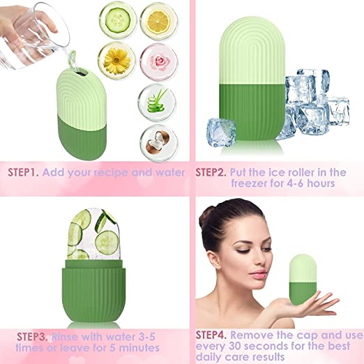 Ice Roller For Face Eyes and Neck To Brighten Skin BUY 1 GET 1 Free