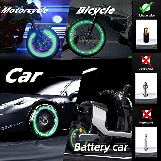 Rim Air Valve Cap Radium For Car, Bike, Cycle