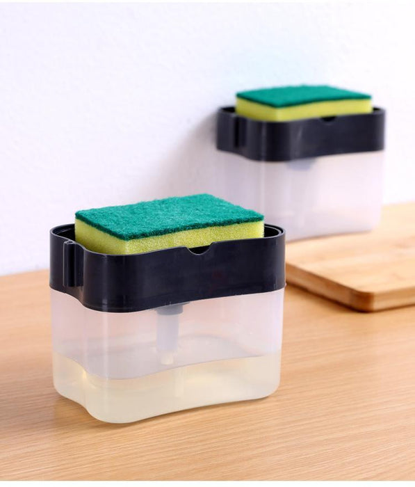 Soap Dispenser with sponge Caddy