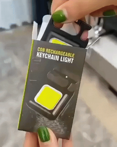 LED Magnetic Keychain Light + Bottle Opener